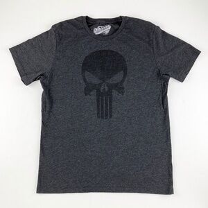 Old Navy Marvel Punisher Skull Shirt Medium Gray